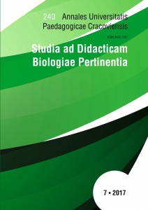 					Pokaż  Nr VII (2017): 240 Annales Universitatis Paedagogicae Cracoviensis. Studia ad Didacticam Biologiae Pertinentia VII
				
