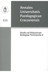 					Pokaż  Nr II (2012): 111 Annales Universitatis Paedagogicae Cracoviensis Studia ad Didacticam Biologiae Pertinentia II
				